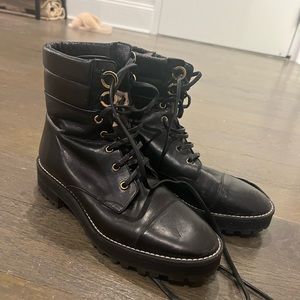 Stuart Weitzman Combat Boots